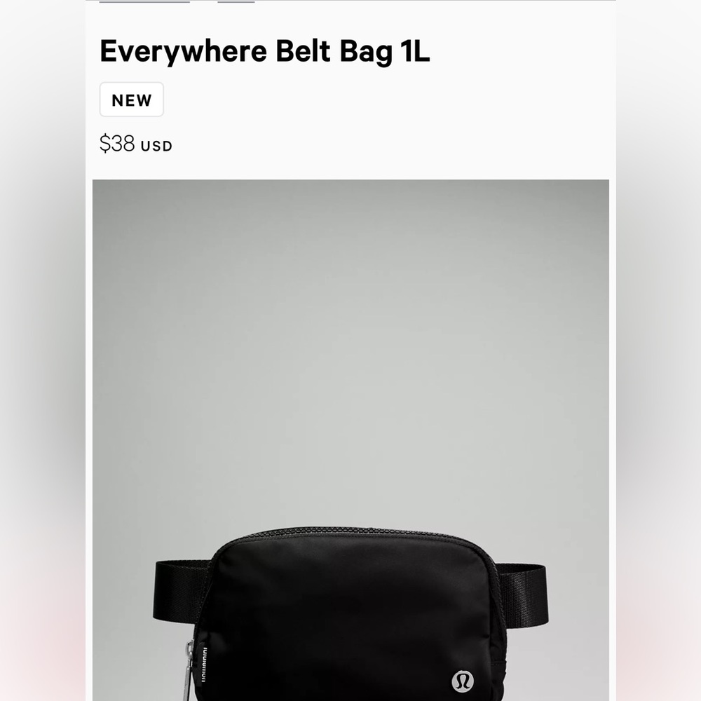 Lululemon belt bag